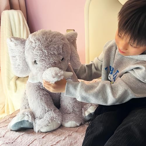 Ubaber 19.2 Inch Large Elephant Stuffed Animals,Clever Elephant Plush For Kids thumb #4