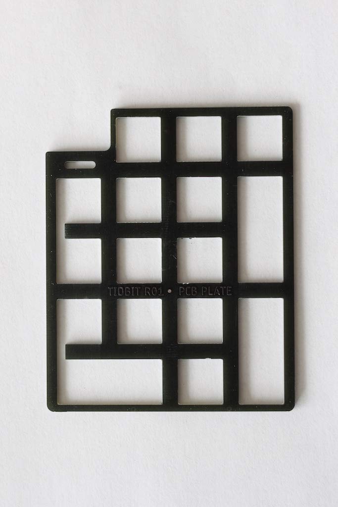 nullbitsOEM FR4 Plate for Tidbit 19-Key Mechanical Numpad Kit (Black)