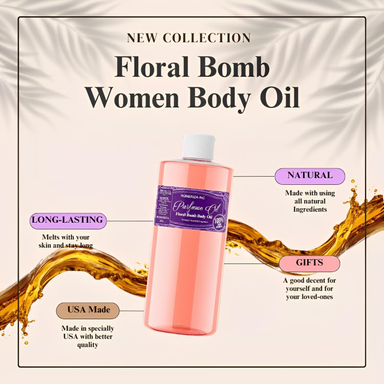 ROMERIZA 10 Fl Oz Perfume Oil Floral Bomb Women Our Interpretation image 5