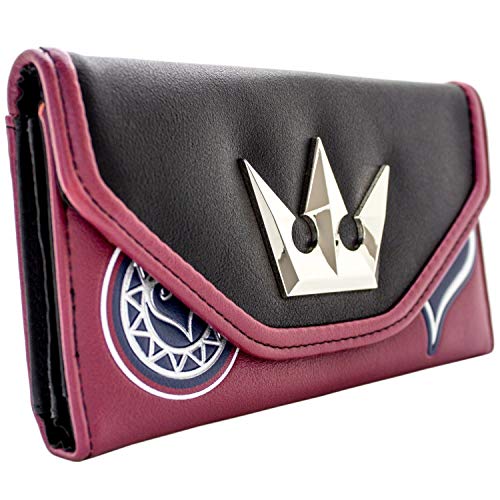 Cartera de Kingdom Hearts Corona de Plata Rojo