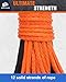 METOWARE Synthetic Winch Rope Kit, 1/4