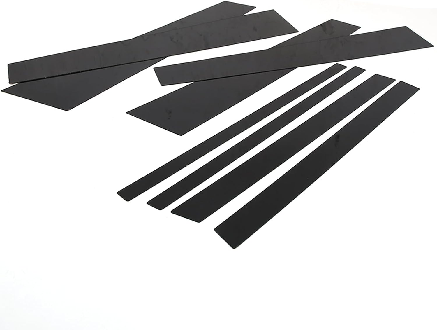 Fit for Honda Pilot 2019 2020 2021 2022,PC Car Door Window Centerpillar Decorative Panel Sticker,Door Window Decorative Panel Sticker Car Accessories,Black,8 PCS