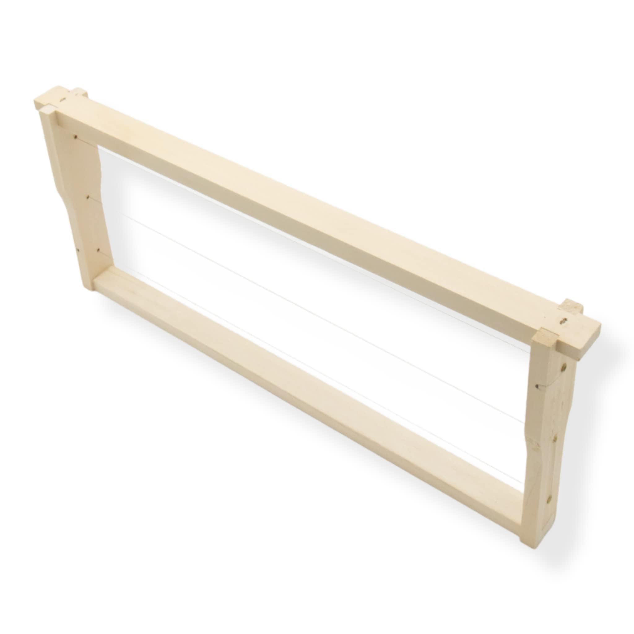 Imkado 40x DNM 2/3 Rähmchen – Lindenholz, Hoffmann-Seitenteile, Montiert & Edelstahldraht, 394,5 X 159 Mm