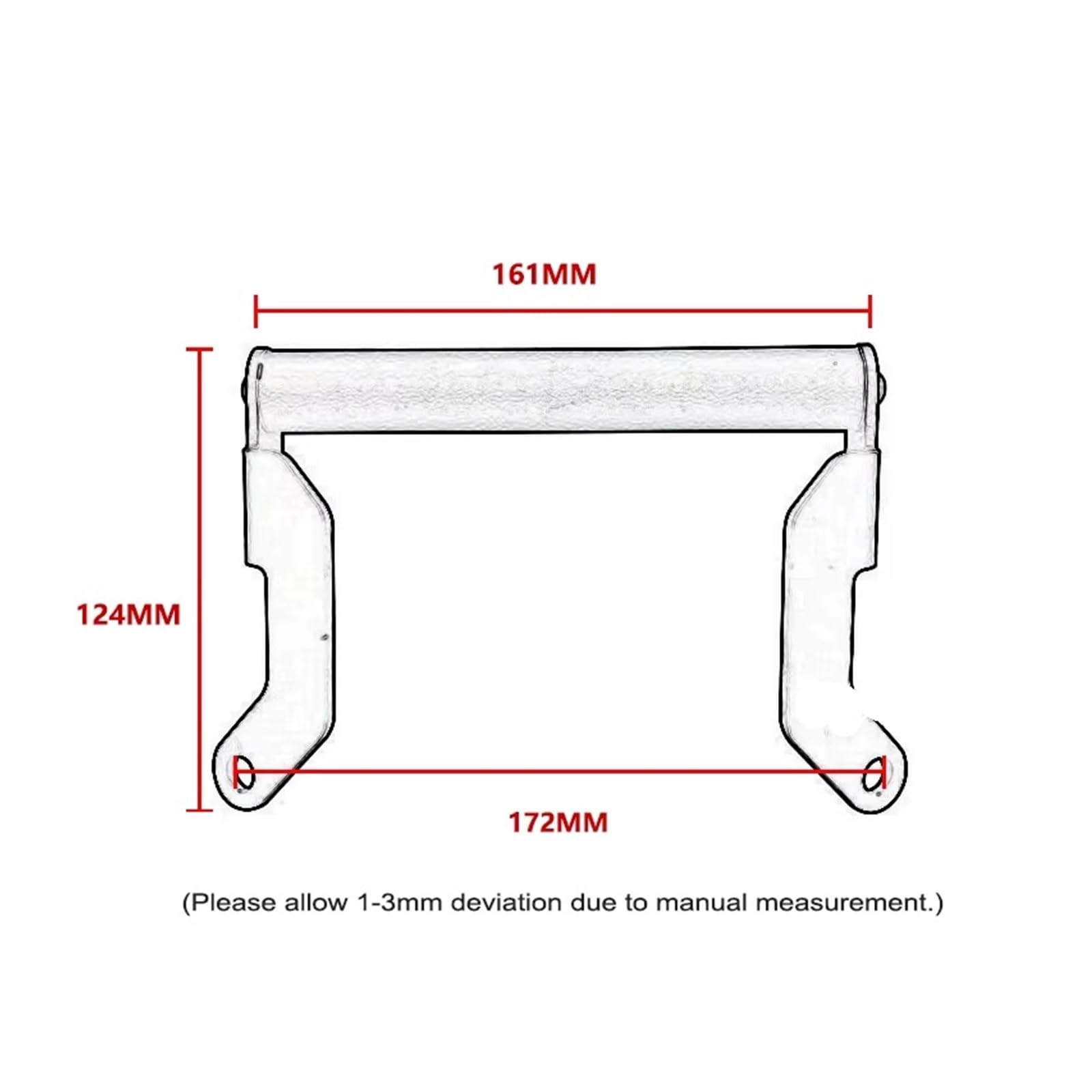 pour Suzuki GSXR1000 GSXR1000R 2018 – 2025 Support D'adaptation Plaque GPS De Navigation pour Moto Support Guidon Moto GPS
