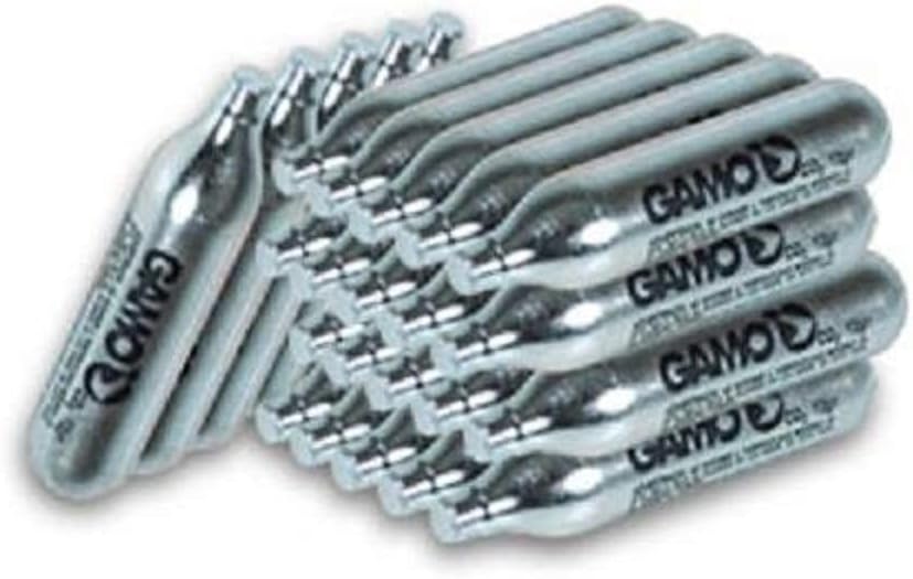 Gamo 62124702554 12-Gram Replacement CO2 Cylinders, 25-Pack