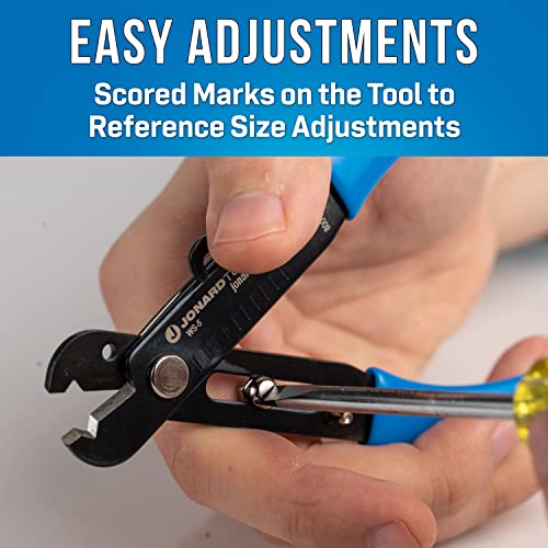 Jonard Tools Ws-5 Adjustable Wrench Stripper, Cutter, 10-30 Awg #TOP2