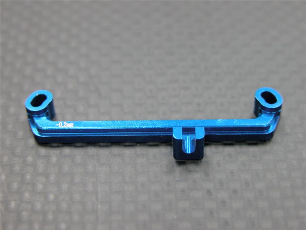 GPM for Kyosho Mini-Z AWD Upgrade Parts Aluminum Steering Plate (-0.2mm) - 1Pc Blue