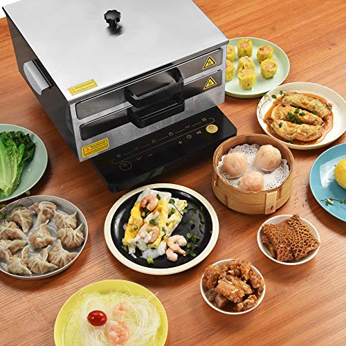 Wechef 2 Layer Rice Noodle Roll Steamer Machine Stainless Steel Extra Tray Cheung Fun #TOP1