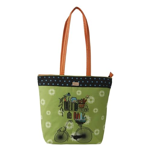 Pinaken Women and Girls Shopper Bag PU Handle Tote Bag