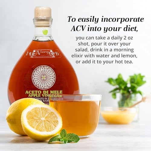 Due Vittorie Apple Vinegar - Easy to Drink Raw Apple Cider Vinegar Aged in Barrique Wine Barrels, Gourmet Vinegar for Cooking, Imported From Italy, All Natural - 8.45 fl oz / 250ml (Pack of 1) - Thumbnail 7