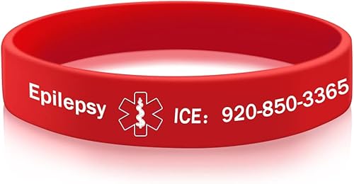 Miniatura 2 de Pulsera de alerta médica personalizada de silicona deportiva de emergencia para hombres y mujeres, pulsera de grabado personalizado, pulseras de