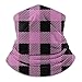 Produktbild Pink Buffalo Plaid Classic Beauty Fleece Halswärmer Wärmefänger Sonnenfeste Halsmanschettenröhre Weiche elastische Sturmhaube Halbmaske Unisex Winddichte Skihalsmanschettenhülle für den Winterskilauf