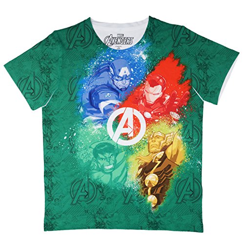 Image of Marvel Avengers by Wear Your Mind Boy's Regular Fit T-Shirt