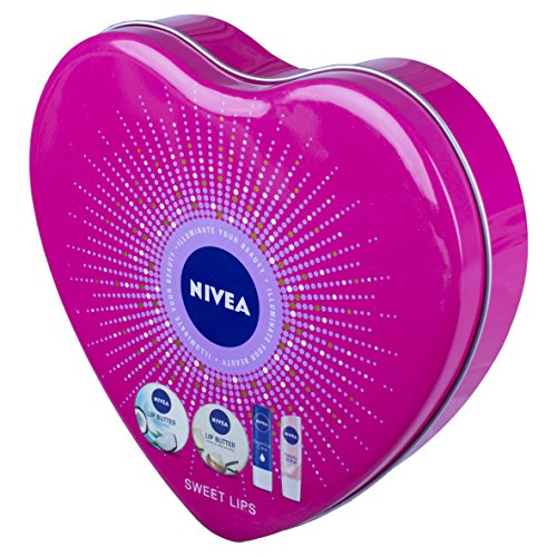 Nivea - Sweet Lips, Set con 4 prodotti per le