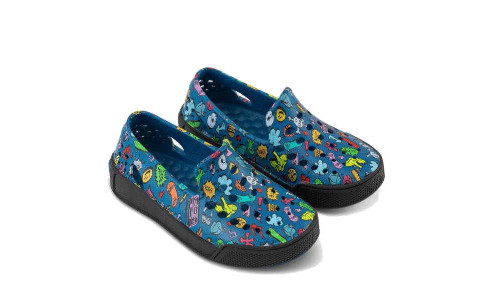 Joybees Kids Skate Sneak Midnight Teal Skateboard - 2 M US Little Kid