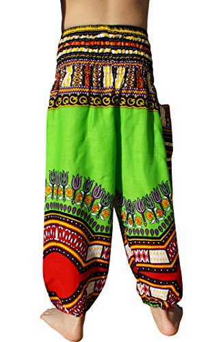 Image of Full Funk Rayon Smock Waist Child Lounging Comfortable Elephant Aladdin Pants