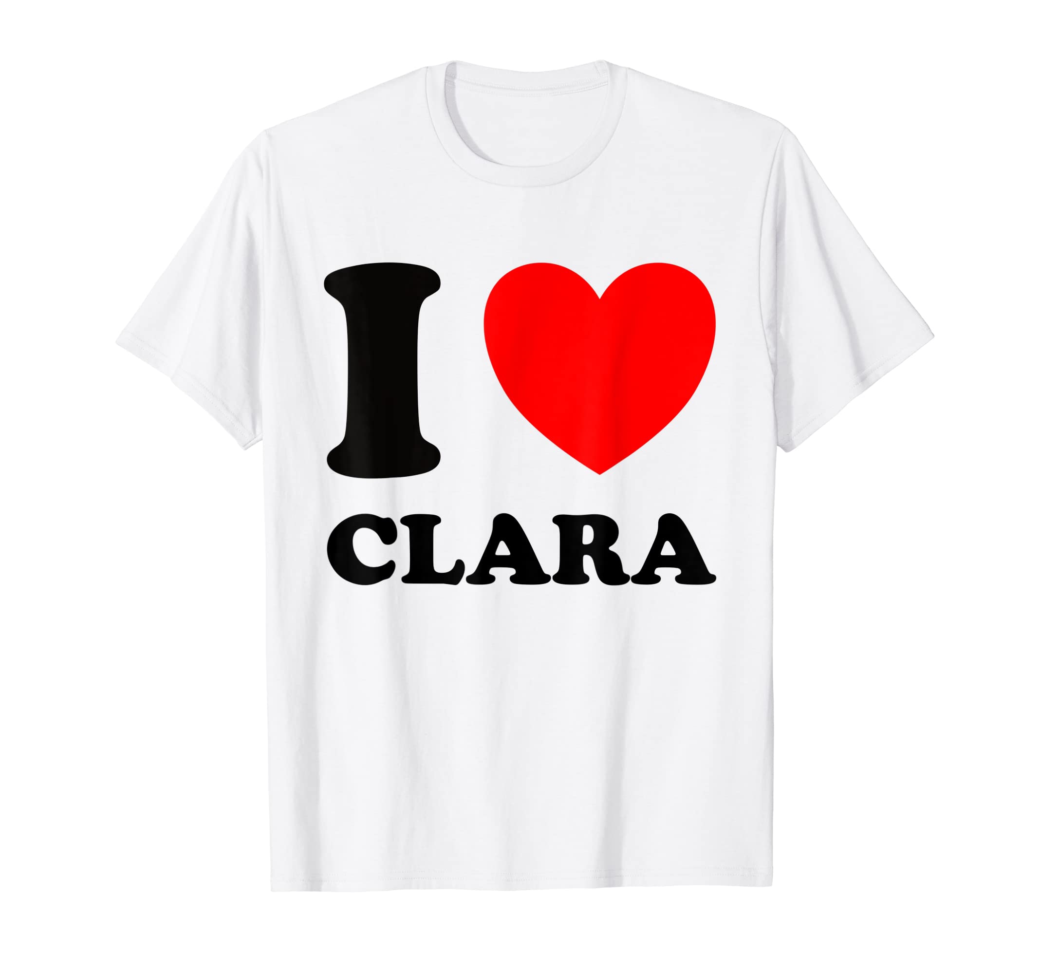 Amazon | アイ・ラブ・クララ Tシャツ | Tシャツ・カットソー 通販