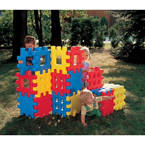 Little Tikes Big Waffle Block Set - 18 pieces, Blue/Red/Yellow - image 2