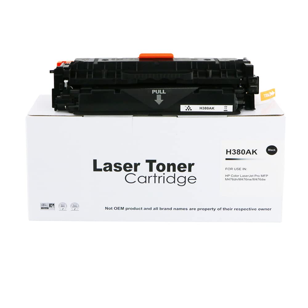 HP Compatible LJ Pro M476 CF380A Std. Black Toner also for 312A