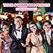 4E's Novelty Black Oversized Thick Glasses Clear Lens Non Prescription Square Frame, Fake Huge Fashion Eyeglasses for Vector Velma Costume Adults Women & Men, Halloween Nerd Costume Accessories