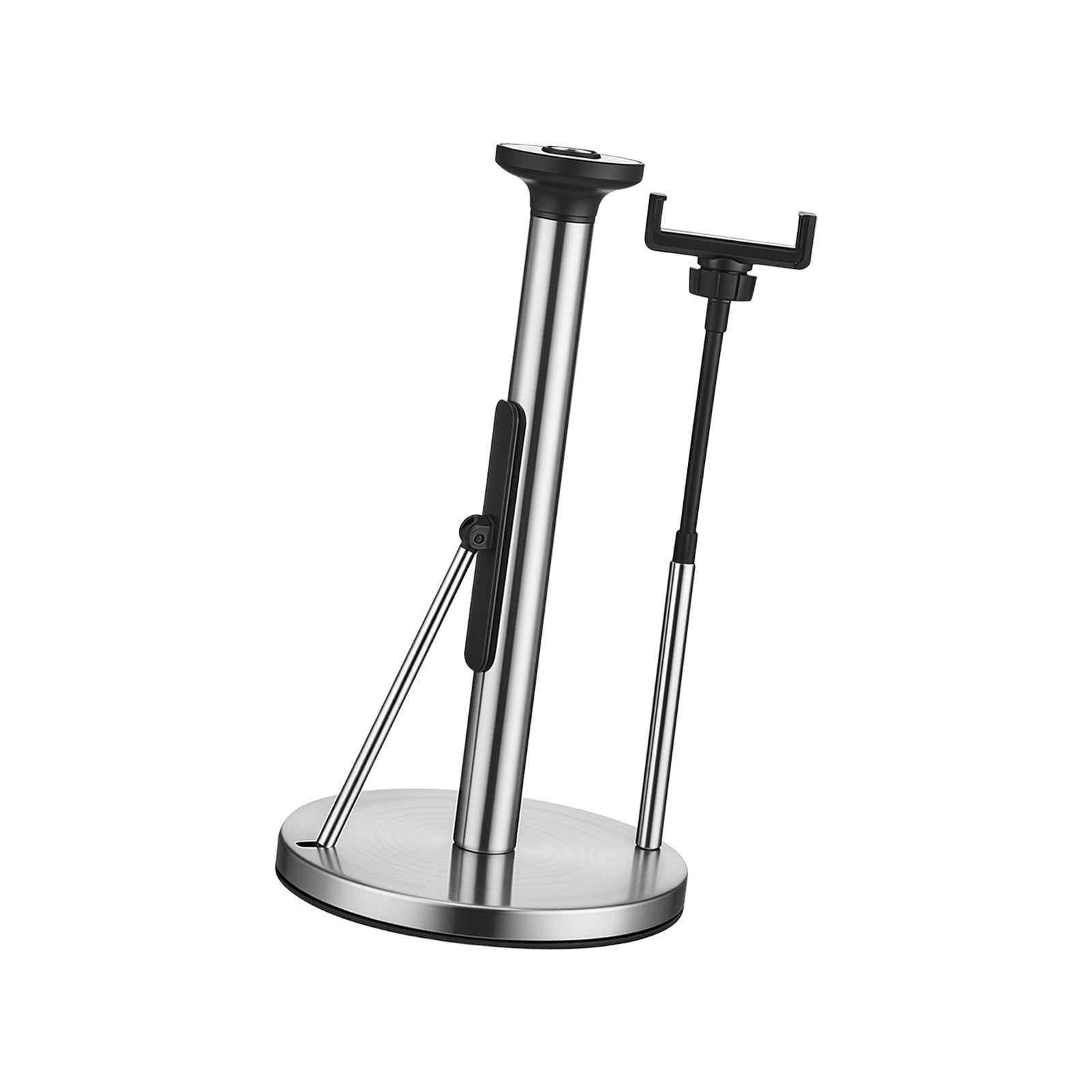 Elnwnnkc B Modern Kitchen Essential Stainless Steel Roll Paper Holder Suitable For Counter Or Wall Mounting Versatile Use Tissue Paper Dispenser
