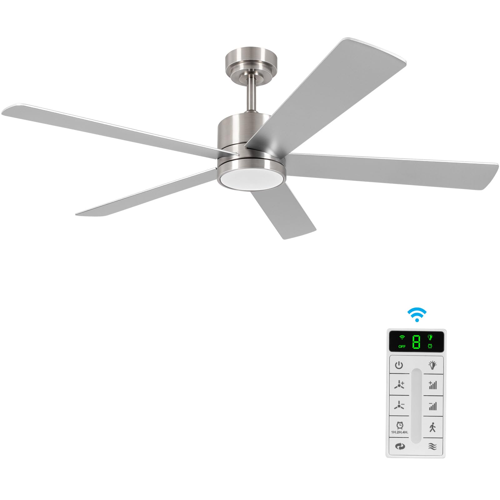 Photo 1 of 52" Ceiling Fans with Lights Remote Control-Reversible DC Motor,5 Blades,3CCT, Dimmable,Ceiling Fan with Light for Bedroom, Kitchen,Dining Room Gold