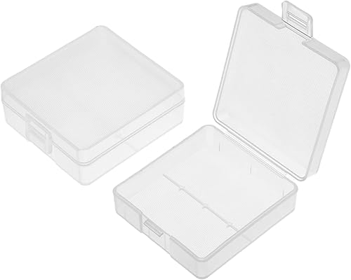 Miniatura 4 de Fielect 2 x 18650 caja de almacenamiento de batería titular caja organizadora transparente 3 unids