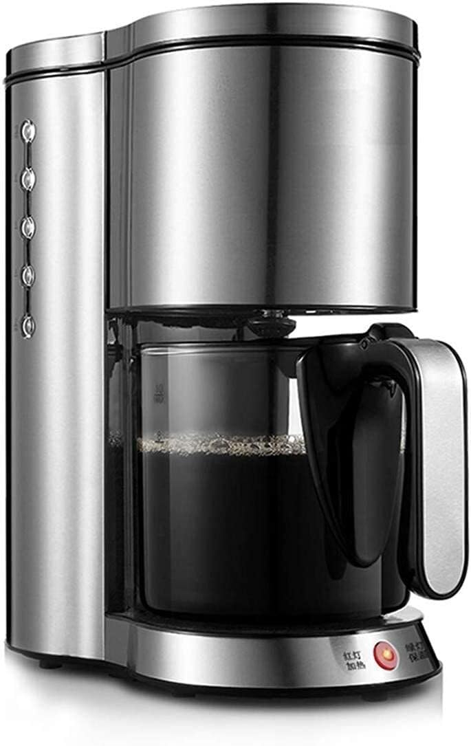 Coffee Machine 1 25L 10-Cup Stainless Steel Coffee Maker with Glass Jug Keep Warm
