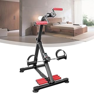 Jukkre Cycle - Foot Pedal Exerciser - Foldable Portable Foot, Hand, Arm, Leg Exercise Pedaling Machine - Folding Mini Stationary Bike Pedaler, Fitness Gym Equipment for Seniors-picture-12