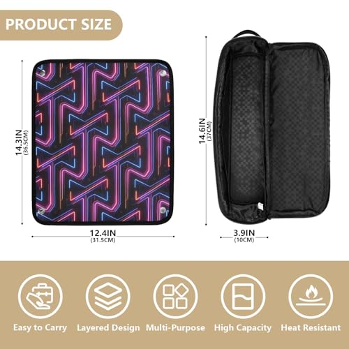 Bolso de viaje para herramientas de cabello resistente al calor miniatura 4