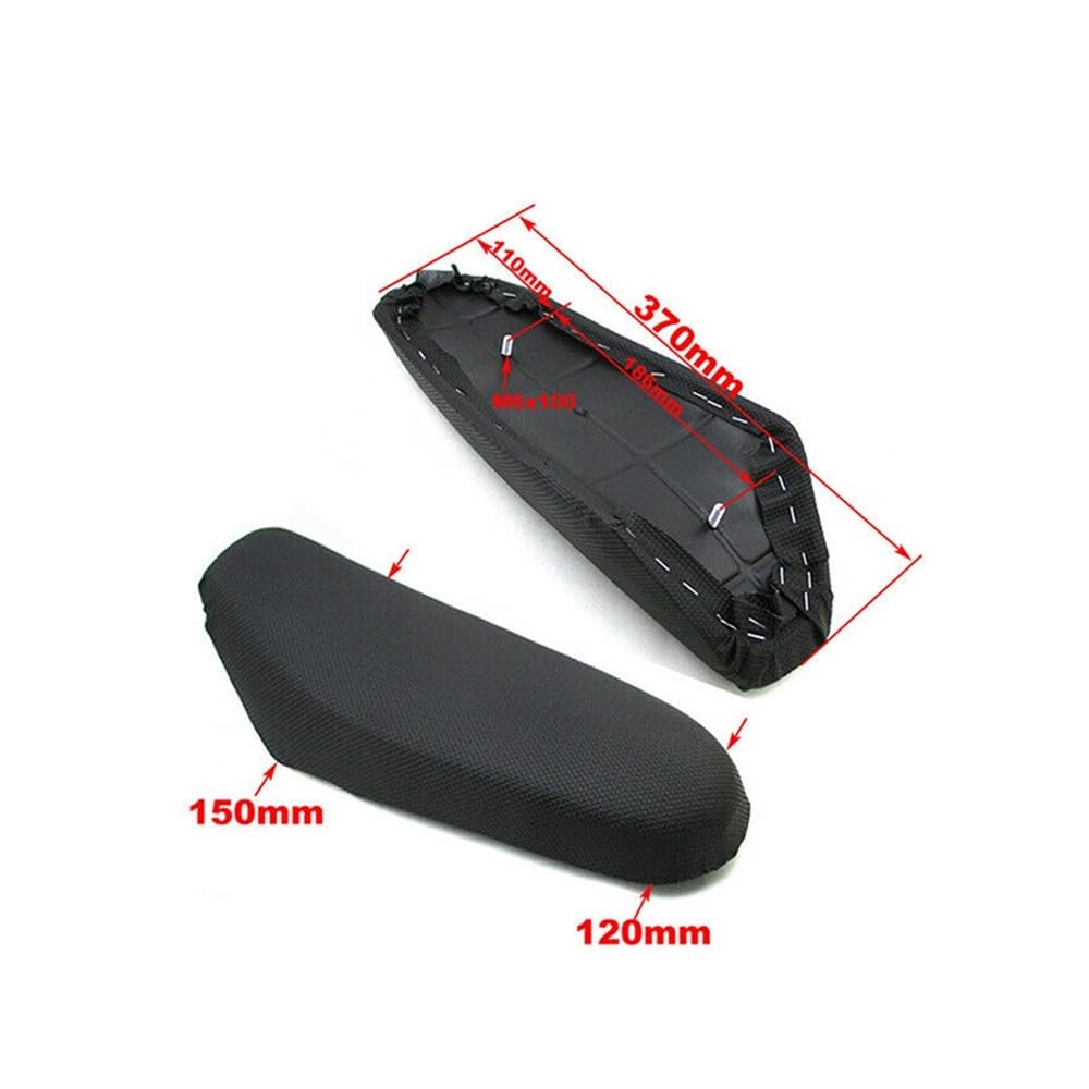 Motorrad Sitzpolster Motorrad Anti-Slip Abdeckung Grid Schutz Pad Moto Dirt Pocket Bike Für 47cc 49cc Für Coolster Für QG-50 Zubehör Kissen Sitz Motorradsitzauflage