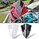Midimttop Motorrad Wind Windschutzscheibe Windschutz Bildschirm Verkleidung passend für Ho&n&da CBR650R CBR 650R Zubehör 2019-2024 Windabweiser (Schwarzer Rauch)