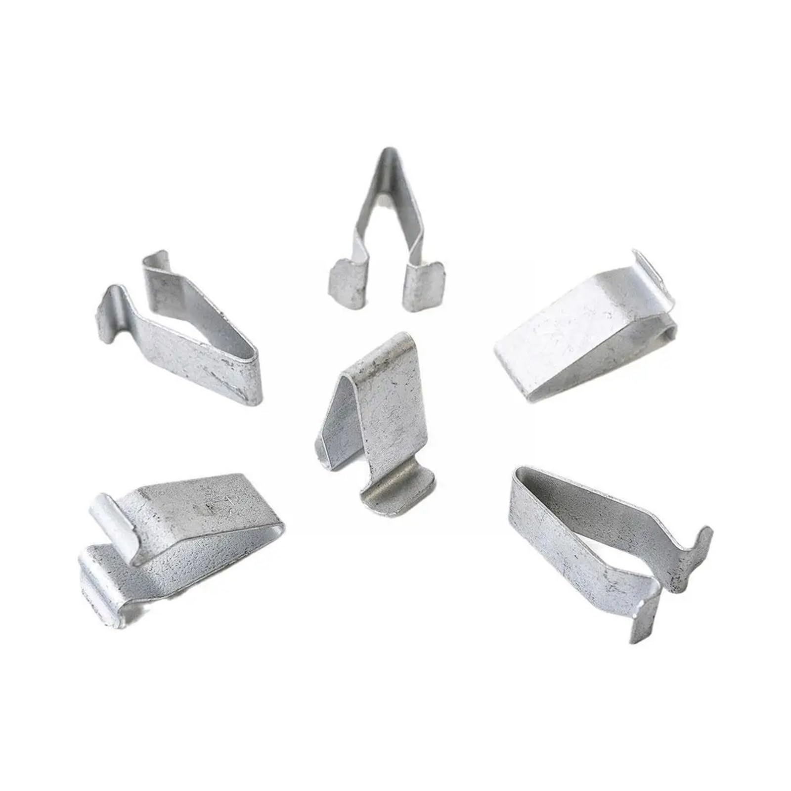 KXFVYNE 10/20pcs Car Door Strip Lining Metal Fastener Clips Compatible Compatible A4 A6 6 Trunk Tailgate Retainer(A)