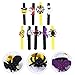 ADSE 7 pièces Halloween gifle Bracelets Citrouille Chauve-Souris fantôme crâne araignée en Forme de Bracelets Pression pour Halloween fête faveurs Cadeaux