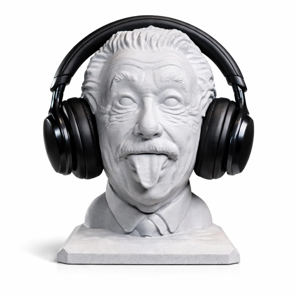 Generisch Albert Einstein Kopfhörerhalter, Brillenhalter, Kopfhörer Ständer, Statue, Schreibtisch Dekoration,