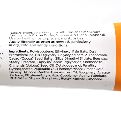 The Make-Up Artist Project 3 Pack Bundle of Cocoa Butter Lip Therapy for Moisturizing and Nourishing your Dry and Chapped Lips
