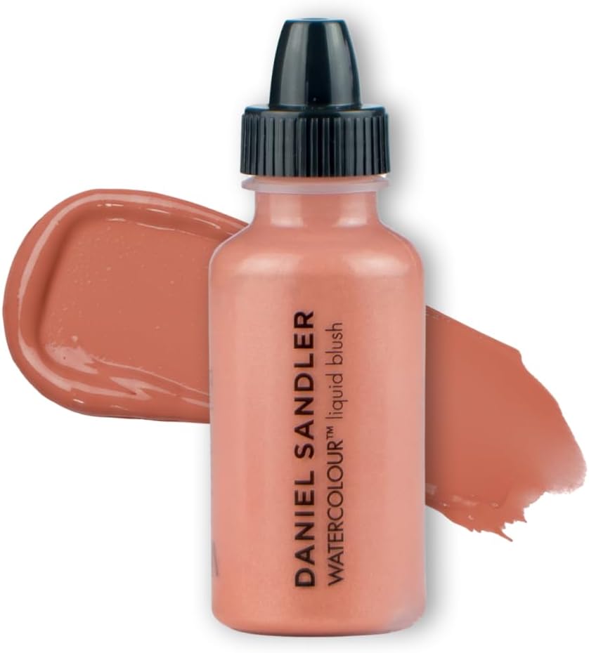 Daniel Sandler Watercolour Liquid Blush for Cheeks, Lips & Eyes Lightweight Formula - Passion