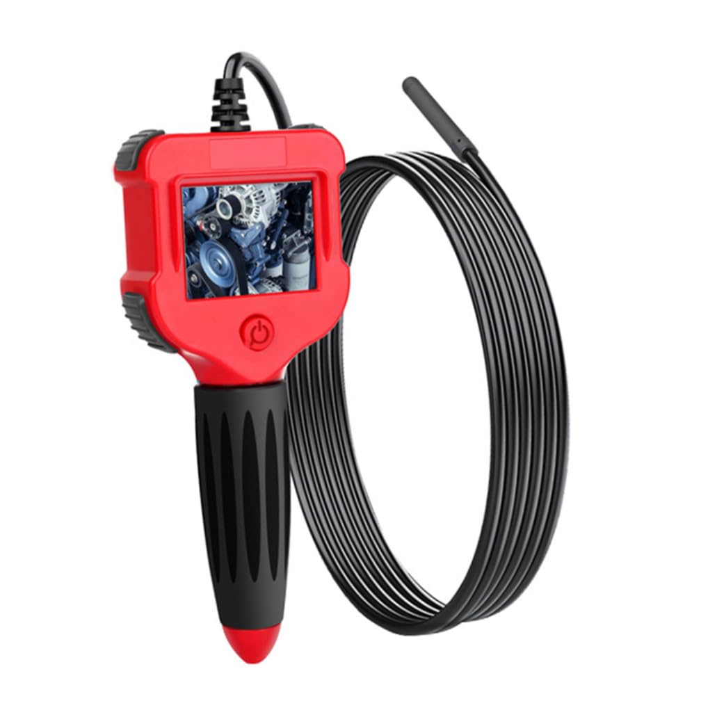 PRETYZOOM Cámara de Inspección Endoscópica HD Portátil Pantalla, Luz LED y Diseño para Vehículos y Reparaciones en Entornos Oscuros