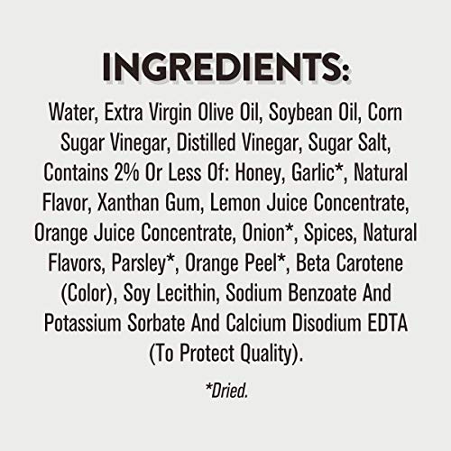 Image of Wish-Bone Extra Virgin Olive Oil Blend Lemon Herb Dressing, 15 FL oz (Pack of 4)