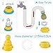 Supkiir Sprinkler Pad for Kids, Splash Play Mat for Learning, Inflatable Water Toys for Boys and Girls-“from A to Z” Outdoor Swimming Party Sprinkler Pool for Toddlers and Children