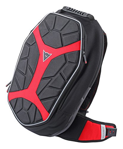 Dainese-D-EXCHANGE Sac à dos L, Nero/Nero/Rosso