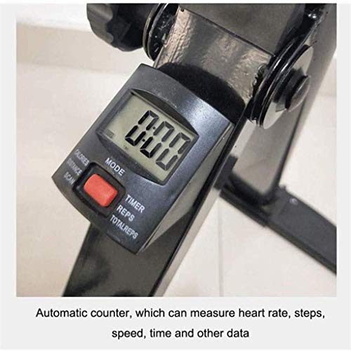 Image of Portable Pedal Exercise Folding Exercise Bike For Arm And Leg, Portable Pedal Exerciser Fitness Equipment Leg Trainer For Elderly Upper And Lower Limbs Rehabilitation Training