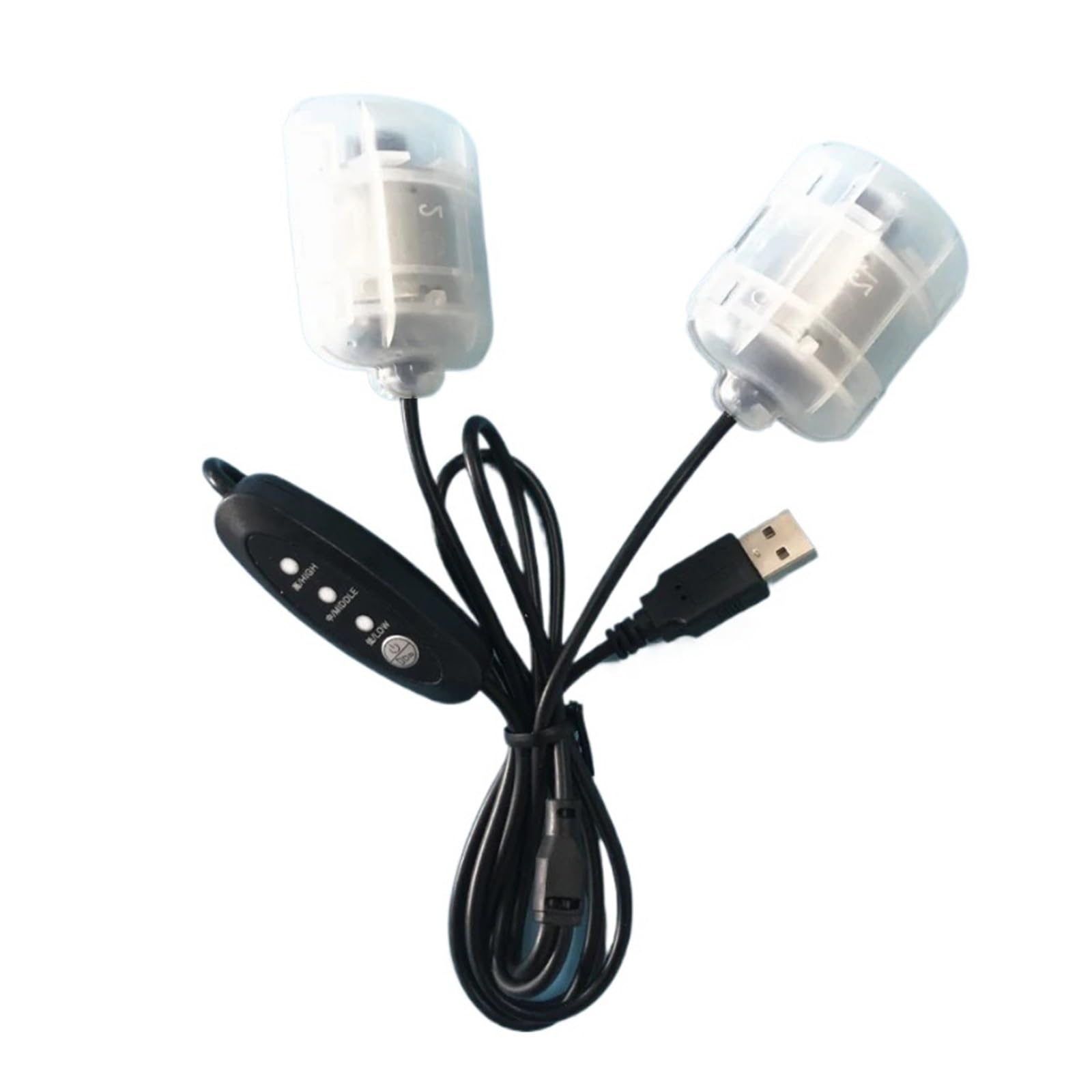 CQMLWSDNW DC5V USB Vibrating Dual Motors 3 Speed Regulator Device Frog Breeding Vibration Electronic Starter Waist Belt Parts with 1.1m Cable