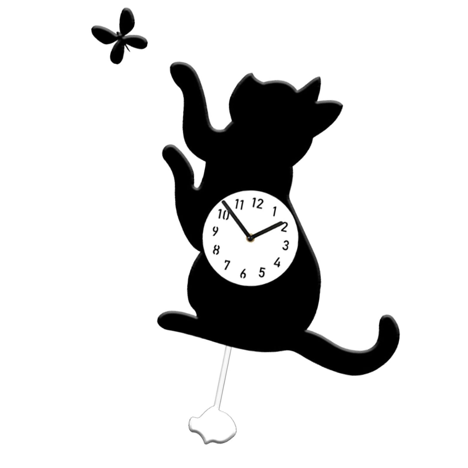 Kalttoy Decorative Wall Clock, Silents Battery Operated Wall Clock Silents None Ticking Clocks Sweeps Movements Easy to Read Decorative Clocks for Shelf