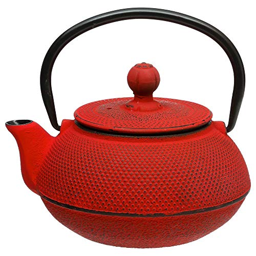 Secret de gourmets Theiere Fonte Dots Rouge 0,60L