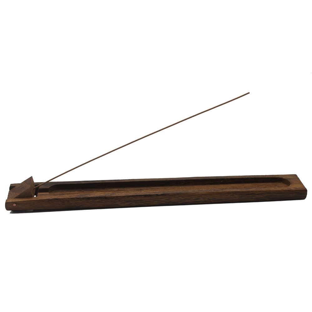 Nongcunren Safflower Pear Incense Burner ~ Traditional Incense Holder With Inlaid Design ~ Approx 10 Inches 1Pc