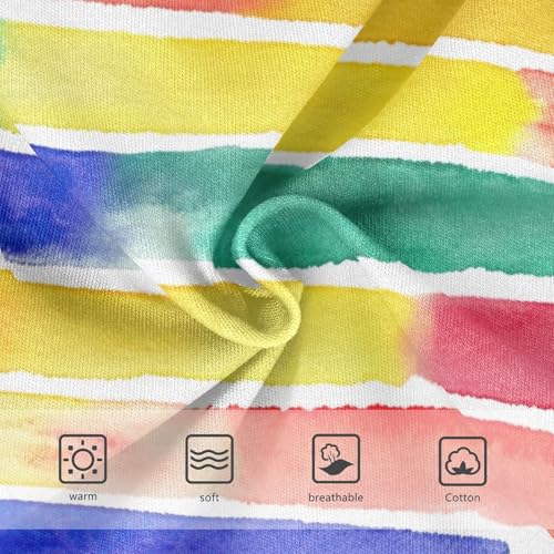 Print Girls Underwear Toddler 2t Cotton Cute Panties Girl Watercolor Stripes Briefs Kids Undies3