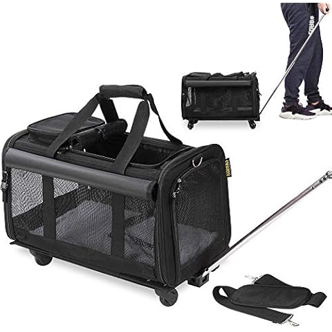 Transportín con ruedas KOPEKS para mascotas Cover