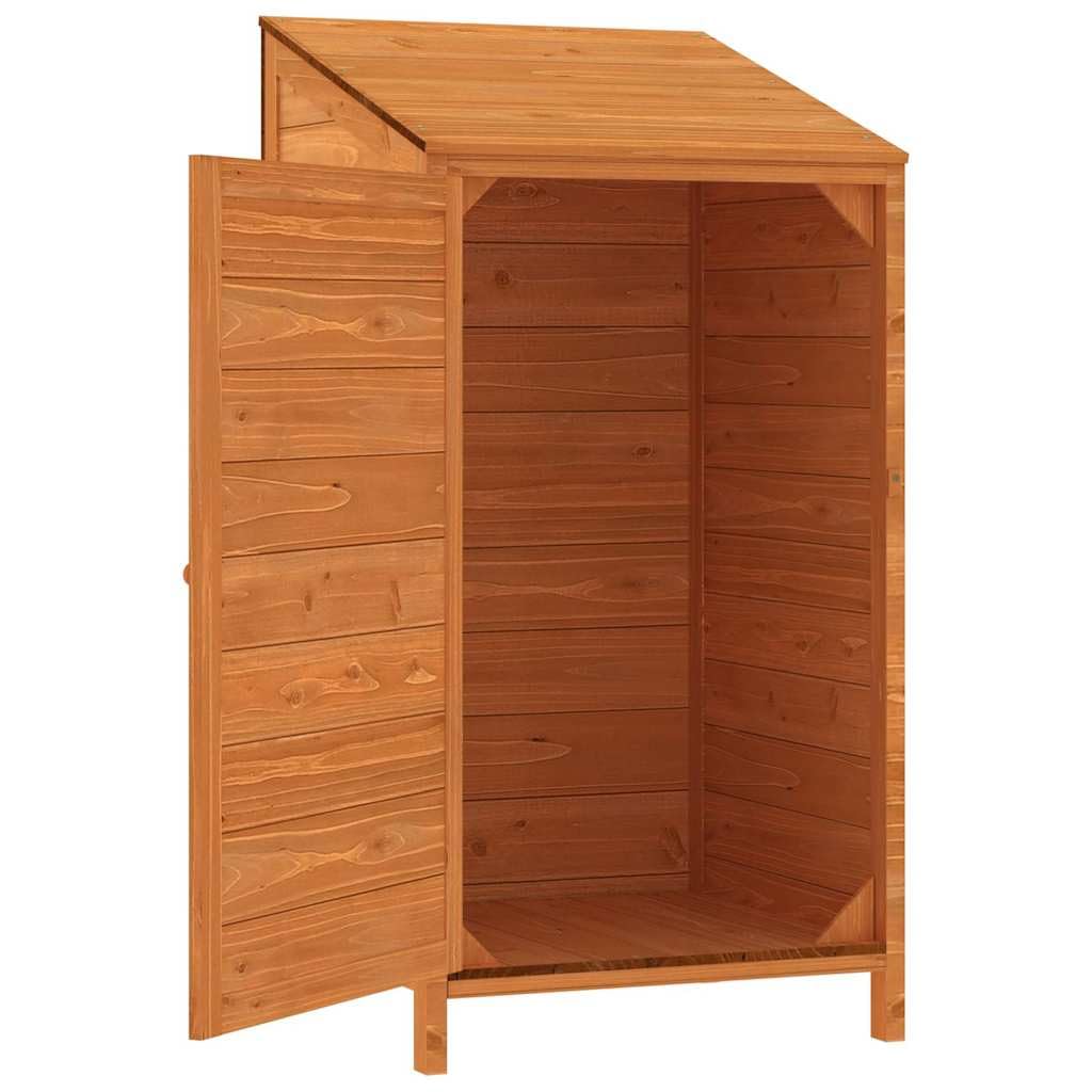Szopa na narzędzia brązowa 55 x 52 x 112 cm lite drewno jodła