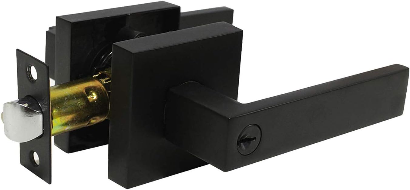 Tech Deals 🔥 10 Pack Heavy Duty Front/Exterior/Bedroom Doors Locks Door Lever- Door Lock Sets Entry with Keys Modern Durable Door Hardware Reversible Matte Black Finish Handleset Best Cyber Deals 🔥 10 Pack Heavy Duty Front/Exterior/Bedroom Doors Locks Door Lever- Door Lock Sets Entry with Keys Modern Durable Door Hardware Reversible Matte Black Finish Handleset